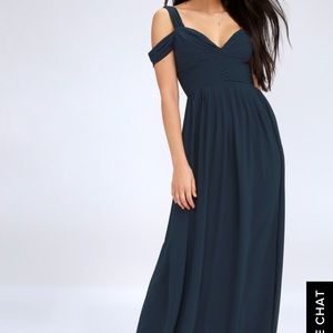 Navy Blue Maxi Dress from Lulus